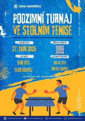 Podzimní turnaj ve stolním tenise 1